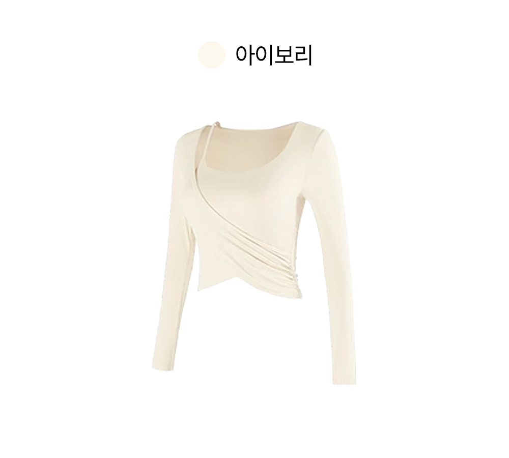 預購_Mood Wrap Long Sleeve top by Lux wear