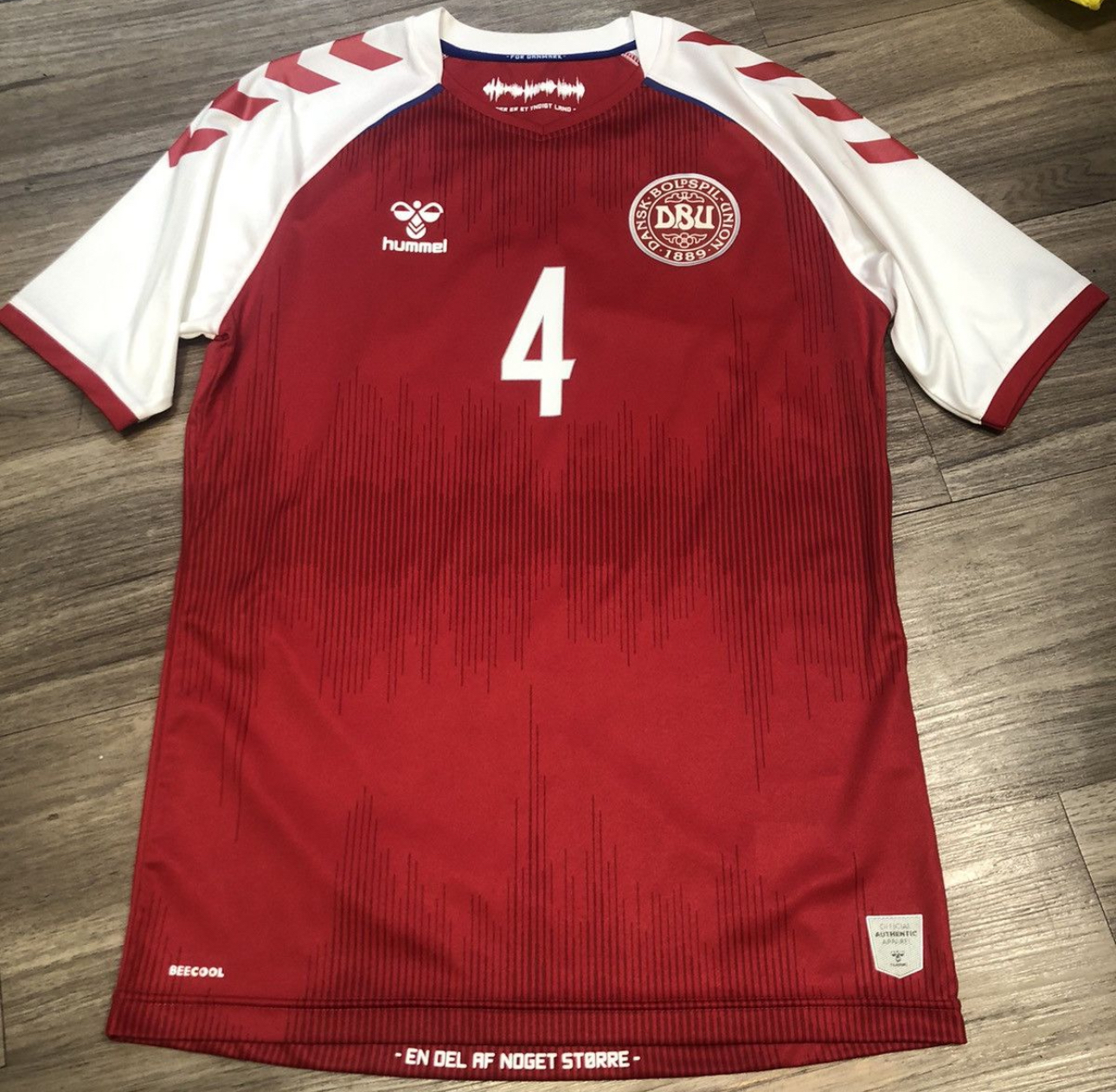 Denmark 21/22 homes shirt #Kajer