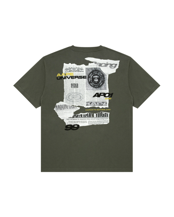AAPE Relaxed fit AAPEUNVS graphic tee (1872) 寬鬆版