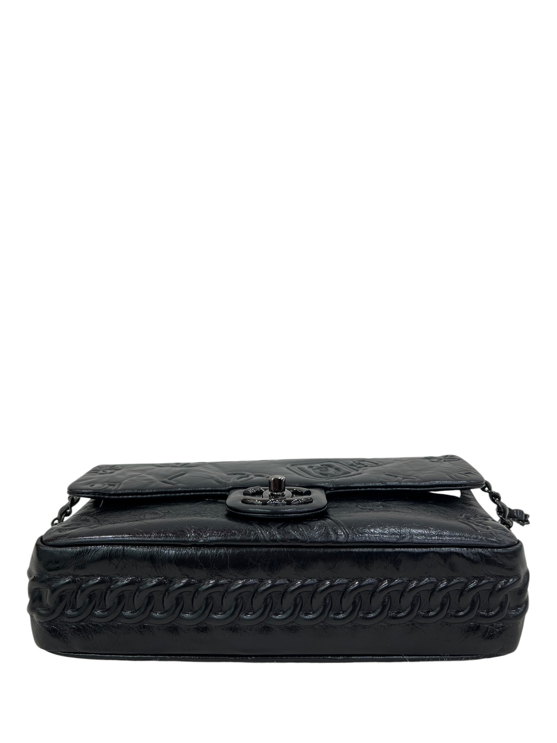 Pre-Owned CHANEL Precious Symbols Classic Flap Bag / Product Code: 070860