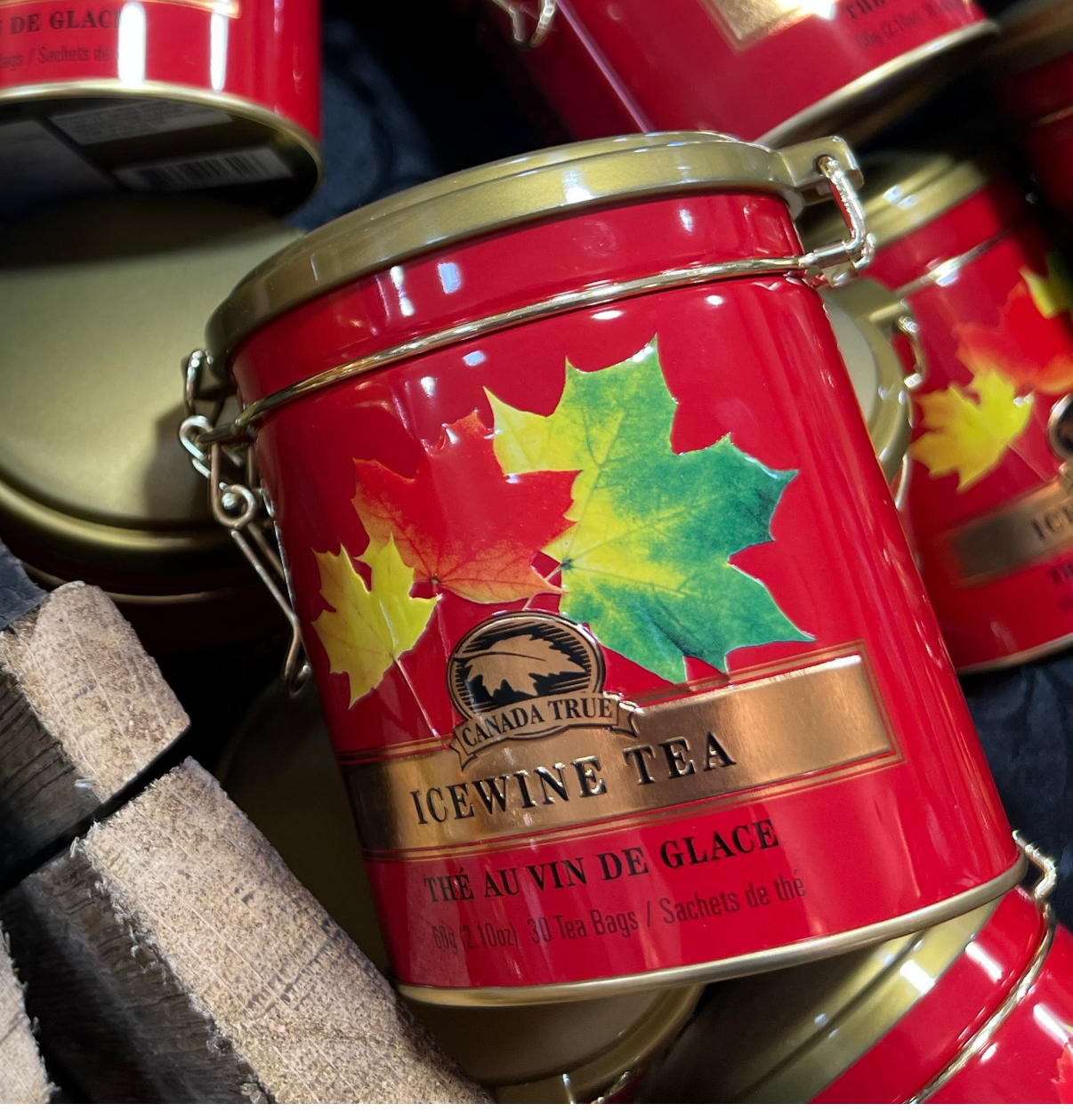 加拿大直送  CANADA TRUE Icewine Tea 30 Tea Bags 60g (加拿大CANADA TRUE 冰酒茶 園鐵罐裝 30茶包 60g)