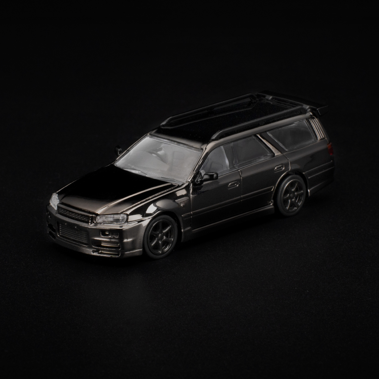 Pre Order - POP RACE ( PRDC018 ) R34 WAGON DARK CHROME ｜ POPRACE 預訂優惠價 $120