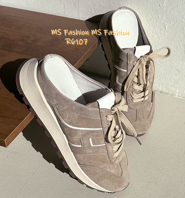 R6107 韓國🇰🇷真皮後拖sneakers