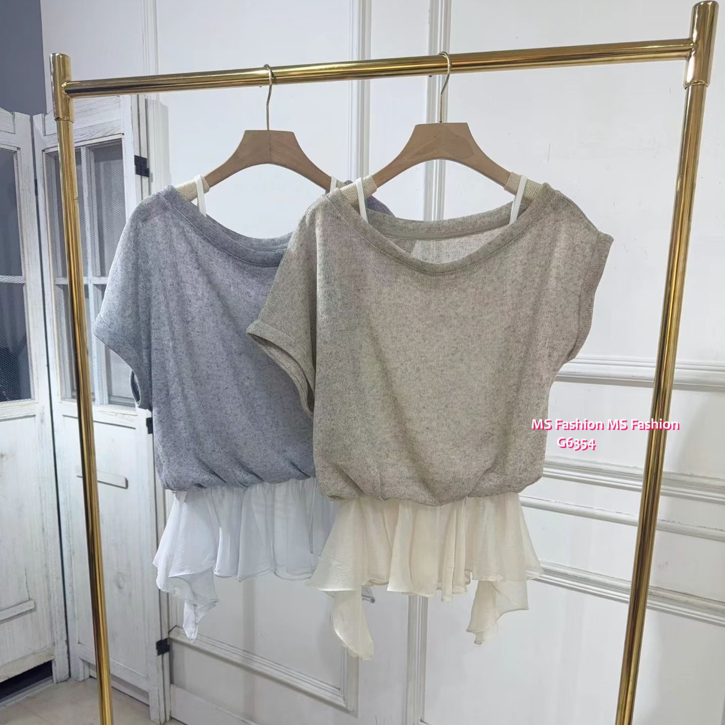 G6354 特色拼布top