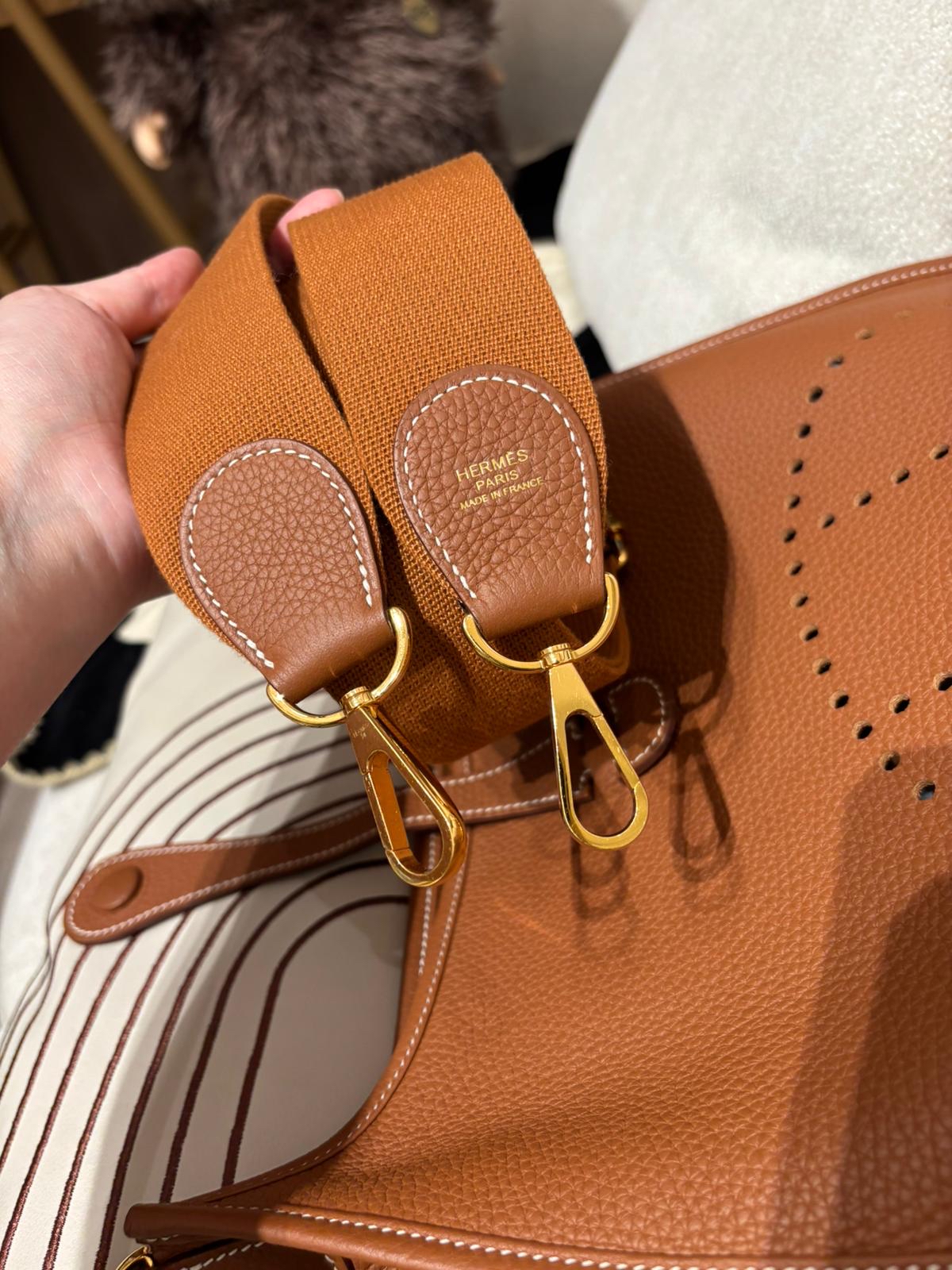 Hermes Evelyne 29 Stamp Z 金金 100%Authentic, 99%New ✅Dust bag✅Box