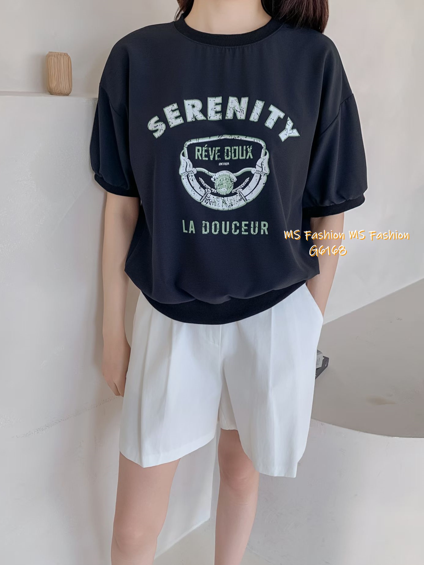 G6168 韓國🇰🇷拼邊字母top