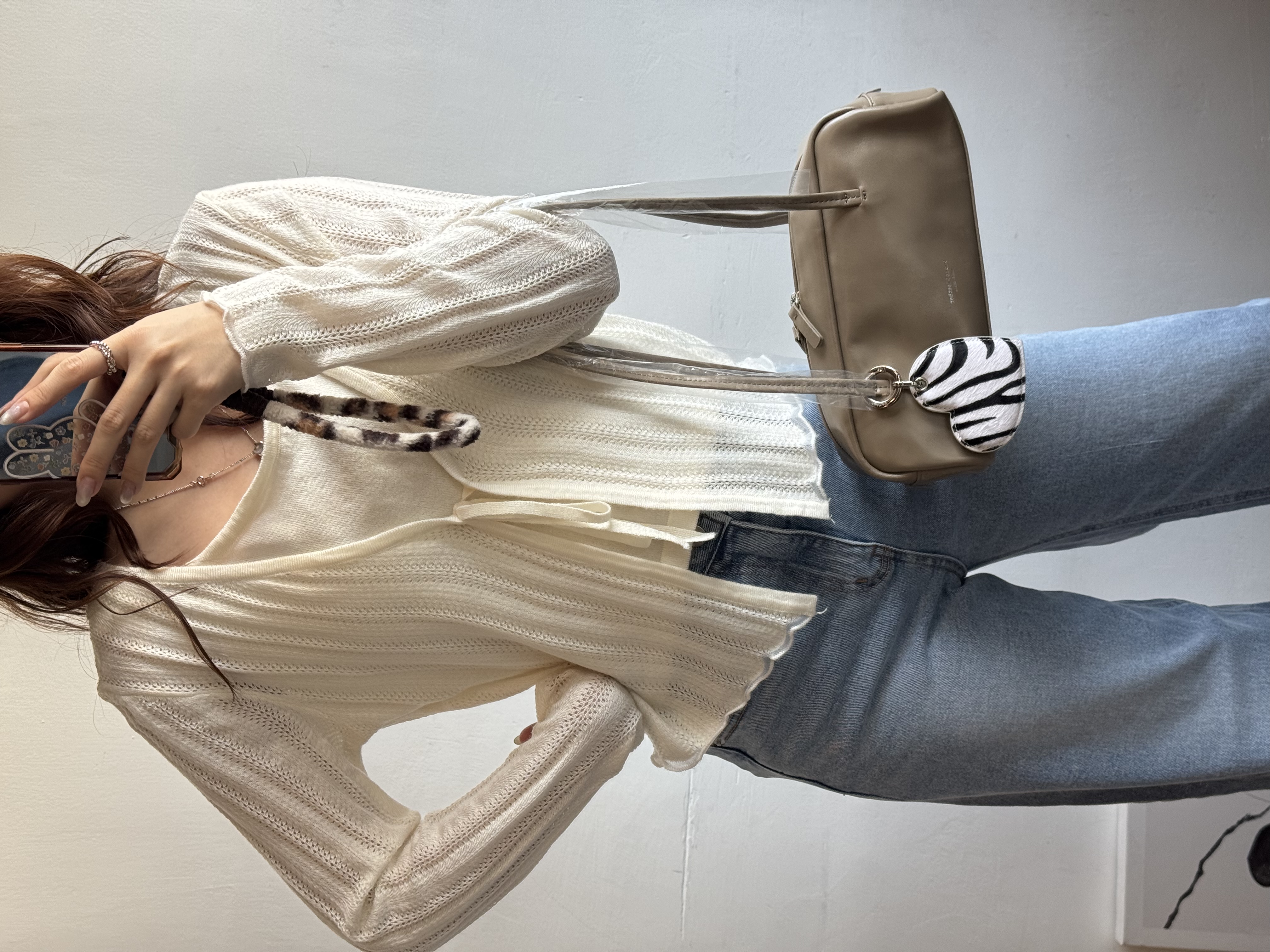 假2件前綁外套上衣