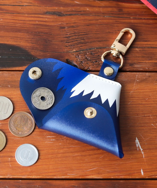 日本製BEAMS JAPAN 富士山造型硬幣盒