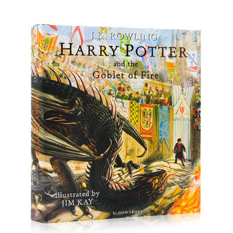 Harry Potter 哈利波特 1 2 3 4部曲 彩繪精裝插畫收藏紀念版 4 books 魔法石 密室 阿茲卡班囚徒 火焰杯