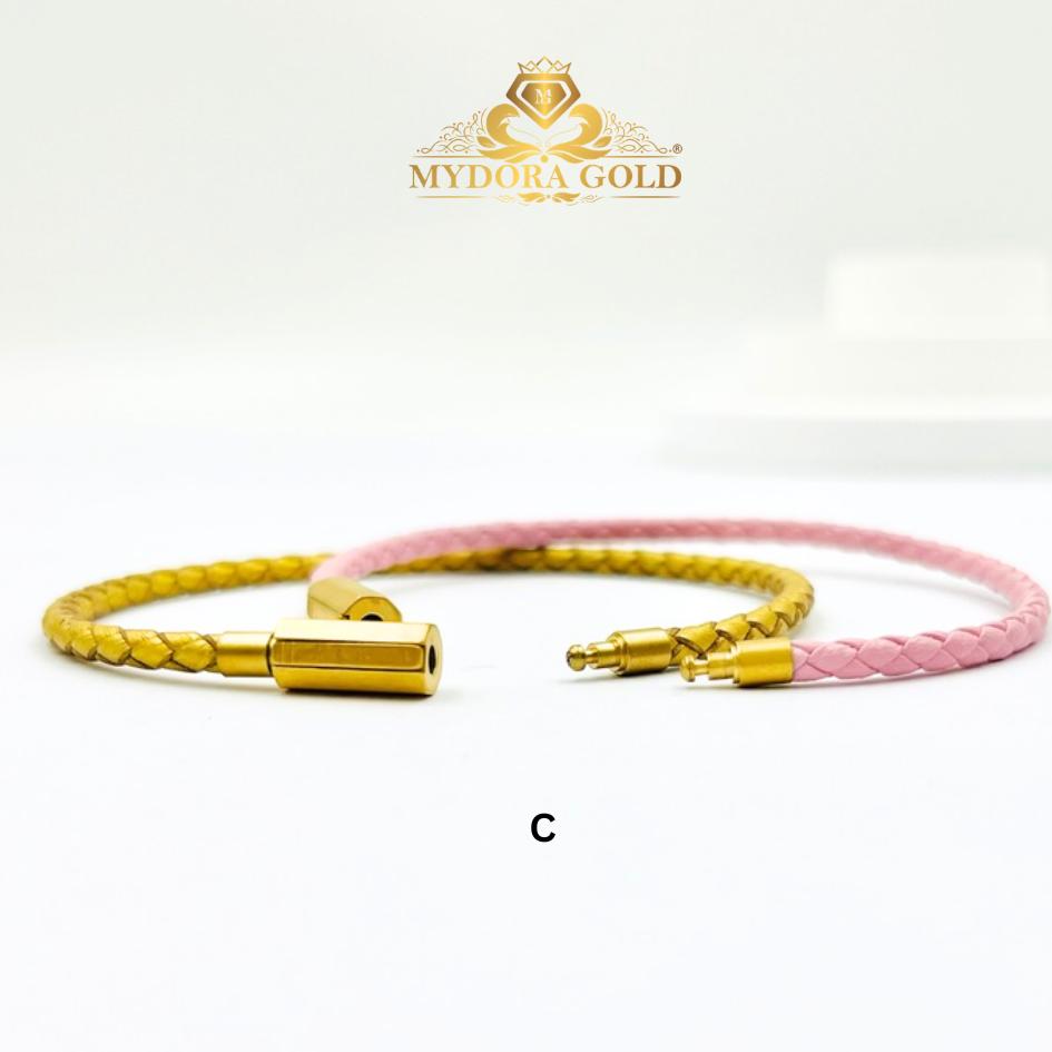 MYDORA Clip Clip Leather Bracelet