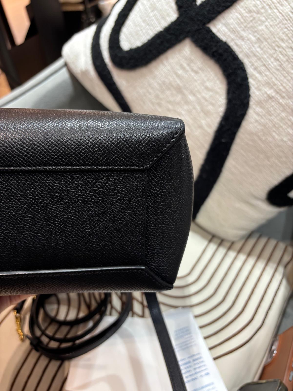 Celine nano belt bag black 黑色牛皮 100%Authentic, 99%New ✅收據✅Dust bag