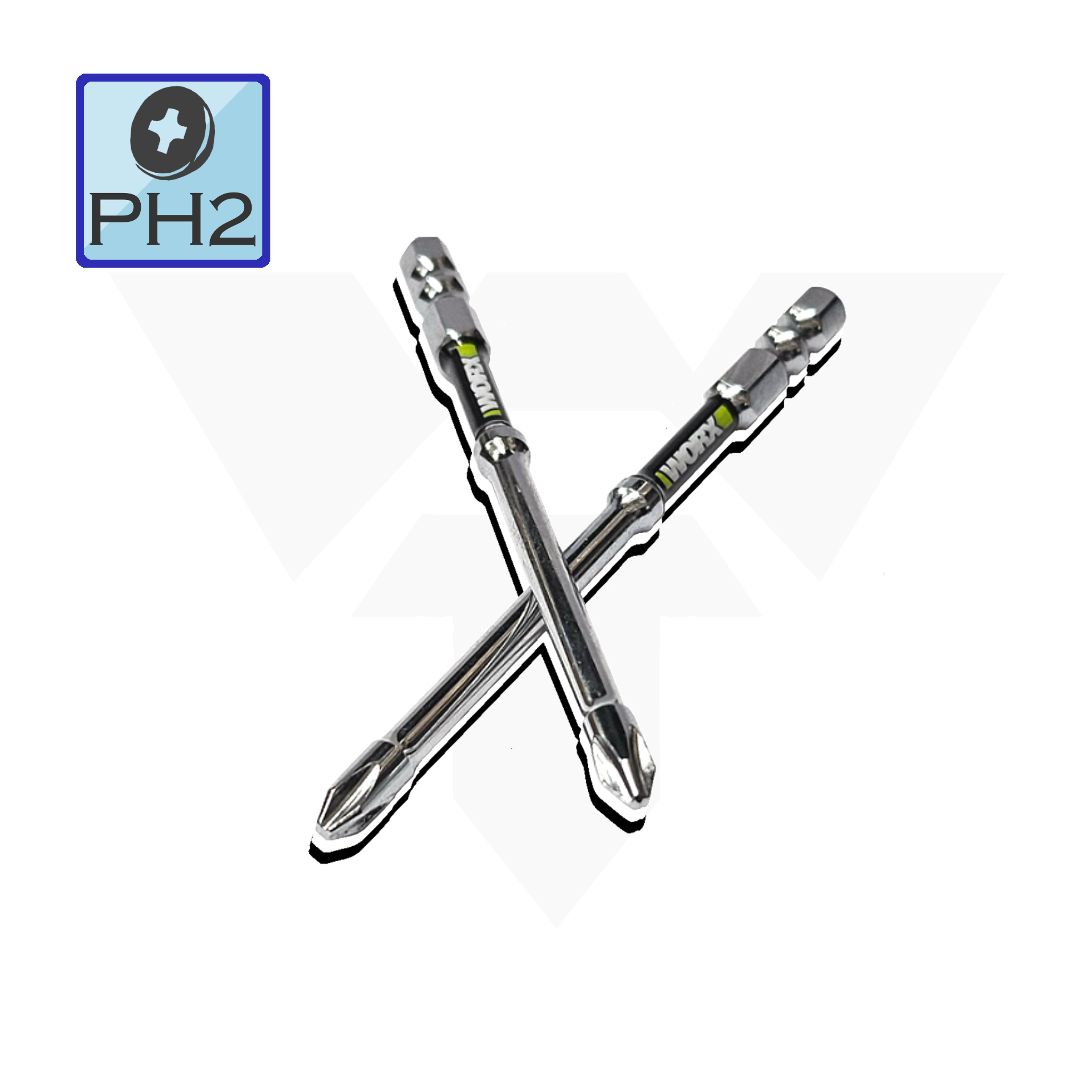 "WORX" 威克士 WA1686 100mm (4") (+)PH-2 單頭批咀 "WORX" WA1686 Magnetic (+)PH-2 Single Ended Screwdriver Bit