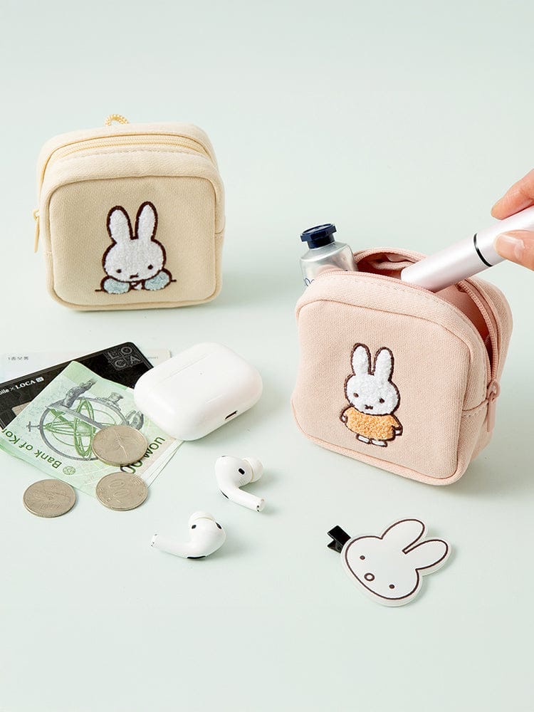 📦訂購 韓國代購 Line Friends 米菲 miffy MINI EMBROIDERED POUCH 小物袋