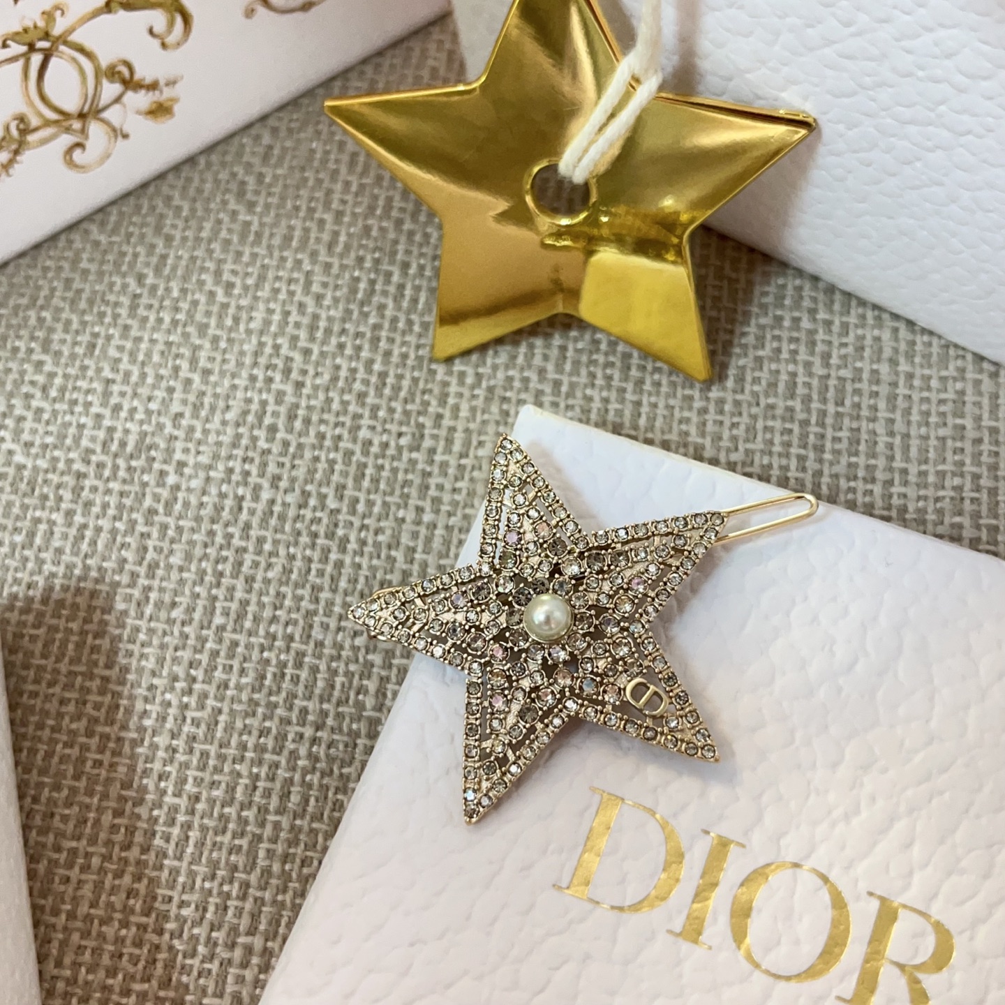 【原單】DIOR Nuit Étoilée 髮夾 連禮盒