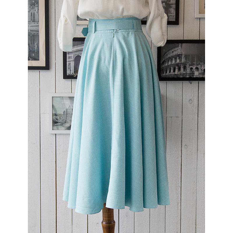 SOLD OUT- Roman Holiday Cotton Shirt and Skirt (FM054/FM055)