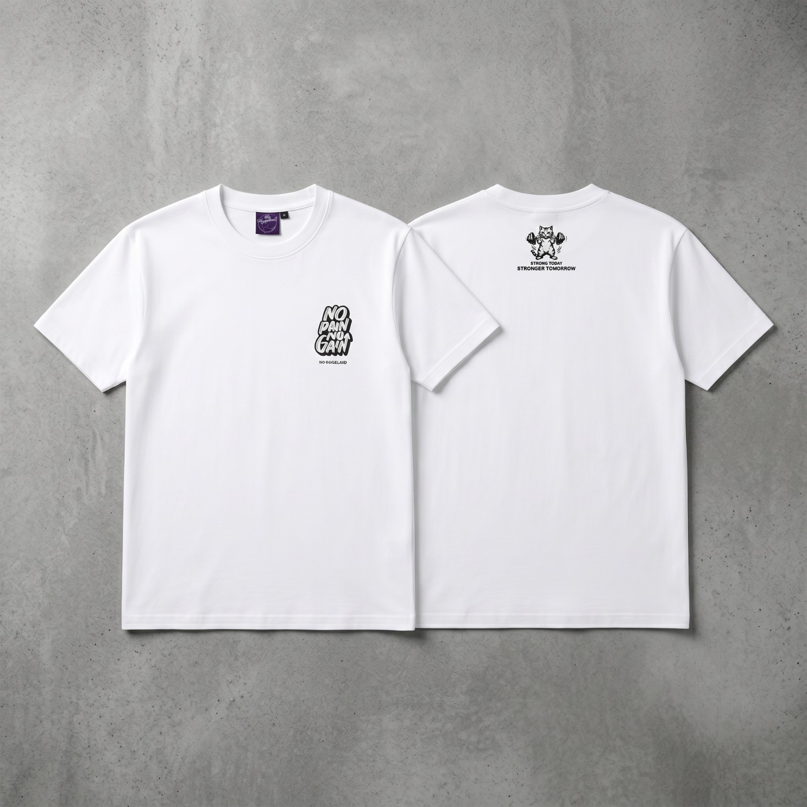 My Hyggeland「Iron Cat」Tee -300g 重磅純棉T恤