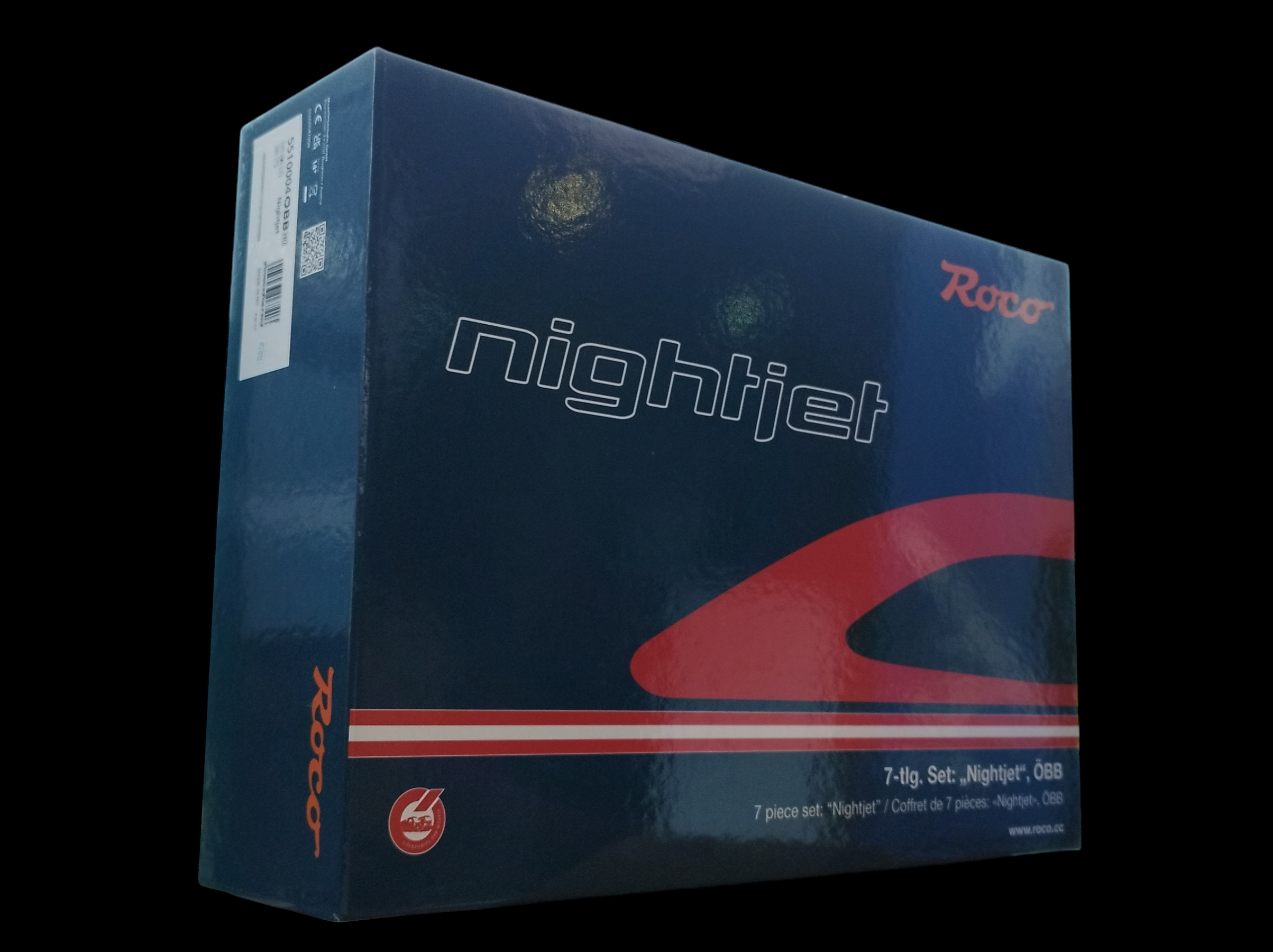 ÖBB Nightjet 7pcs DCC & Light Spur-HO ROCO 5510004