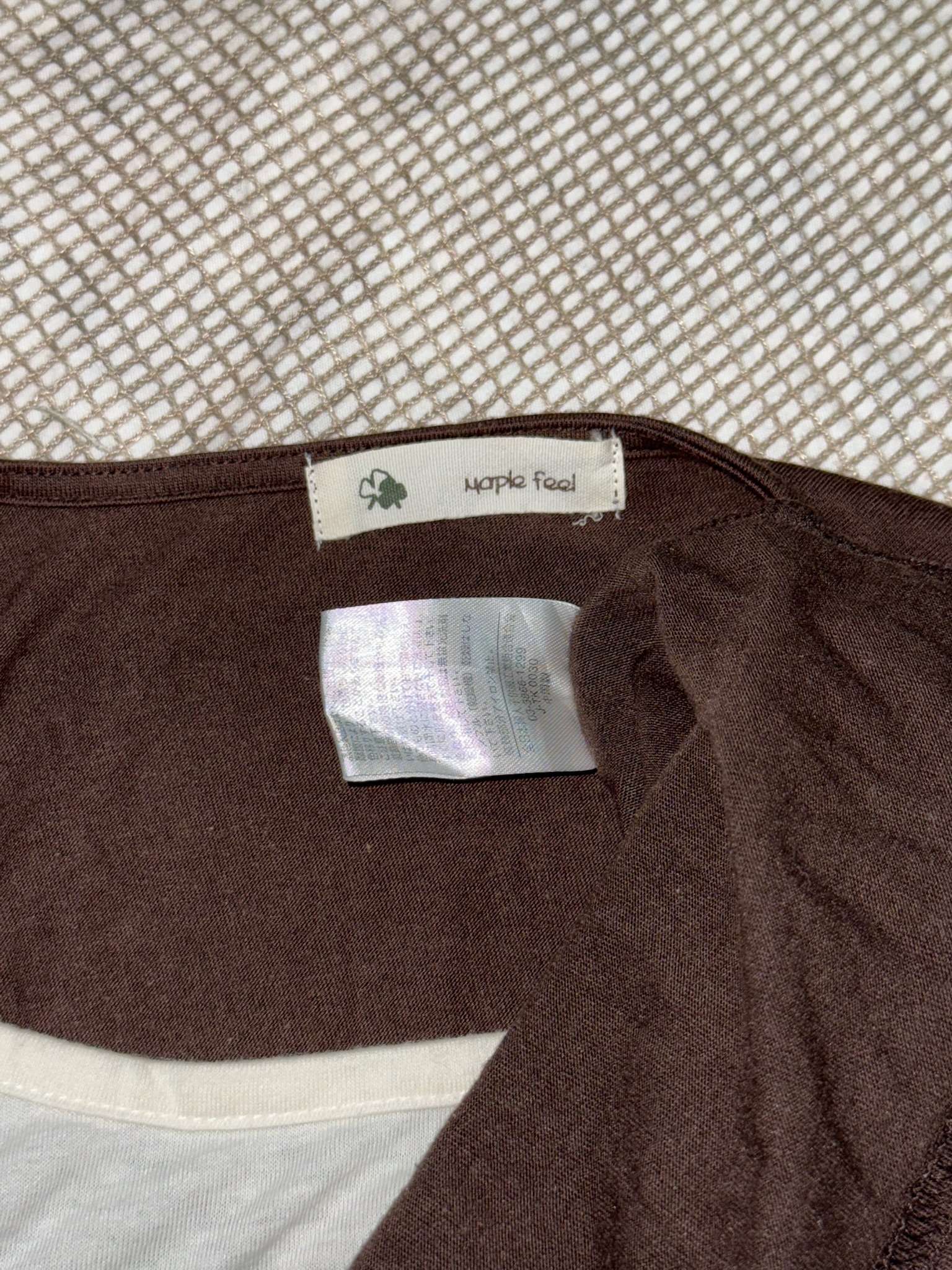 Vintage Mori Kei Brown Lace Blouse