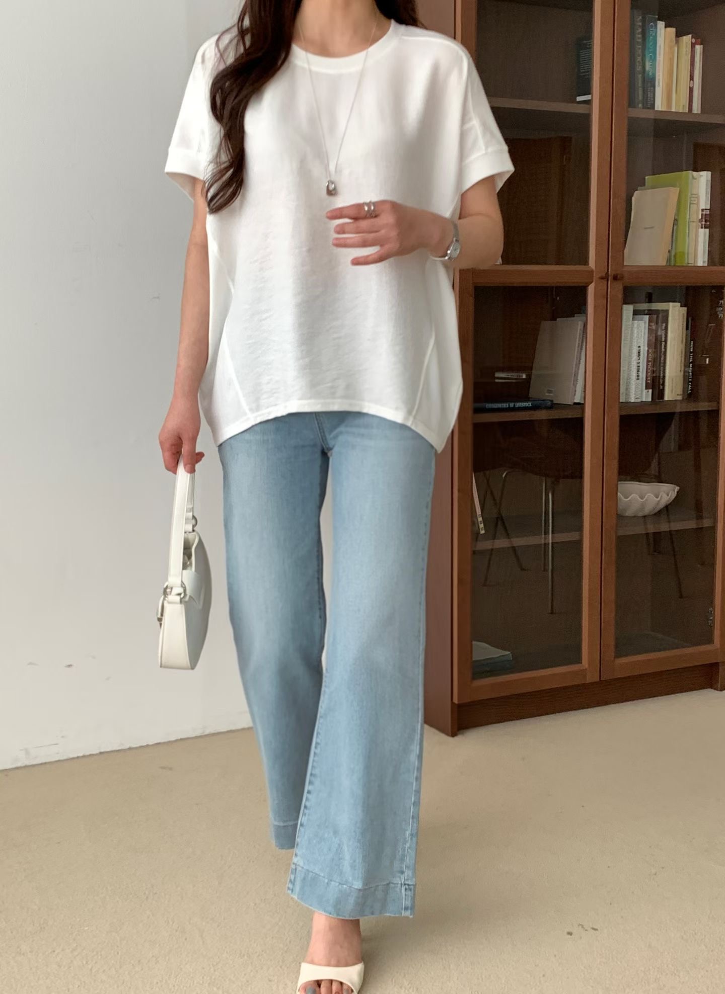 G6473 靚料鬆身拼接top