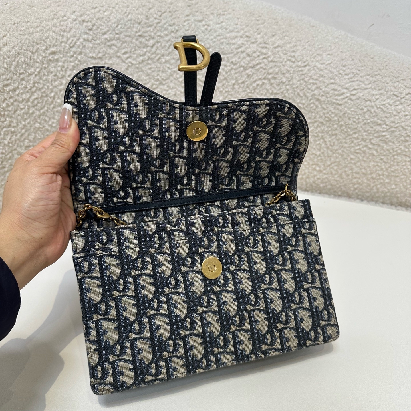 【預訂貨品】Dior Saddle 經典老花信封包