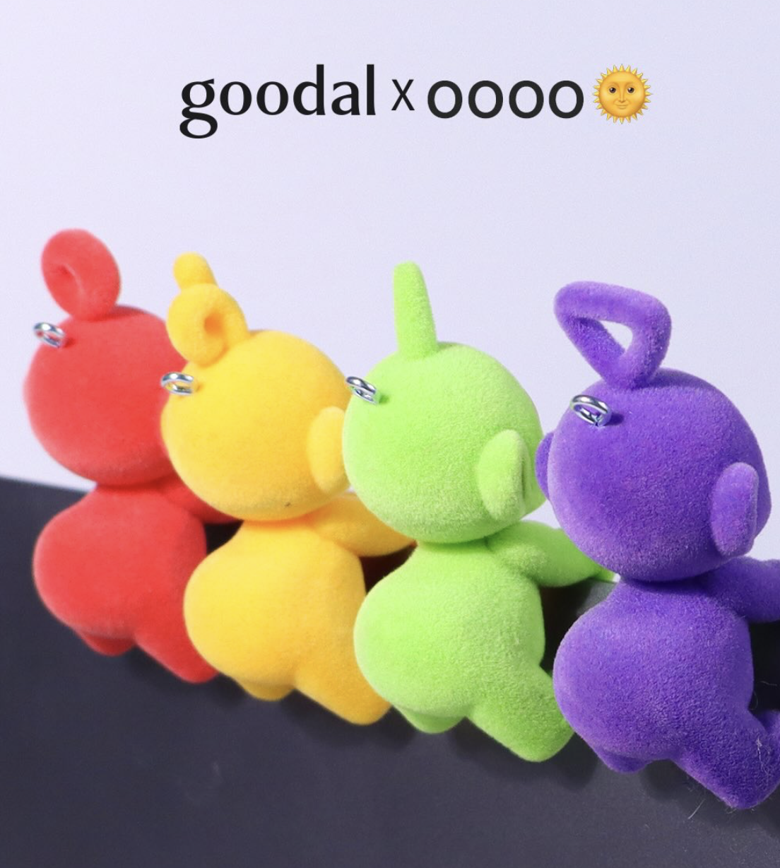 痘痘肌適用｜韓國 Goodal X 天線得得B 魚腥草 舒緩保濕防曬霜 50ml +50ml +送得得B 電腦電話掛（隨機） ｜ Teletubbies Heartleaf Calming Moisture Sun Cream 