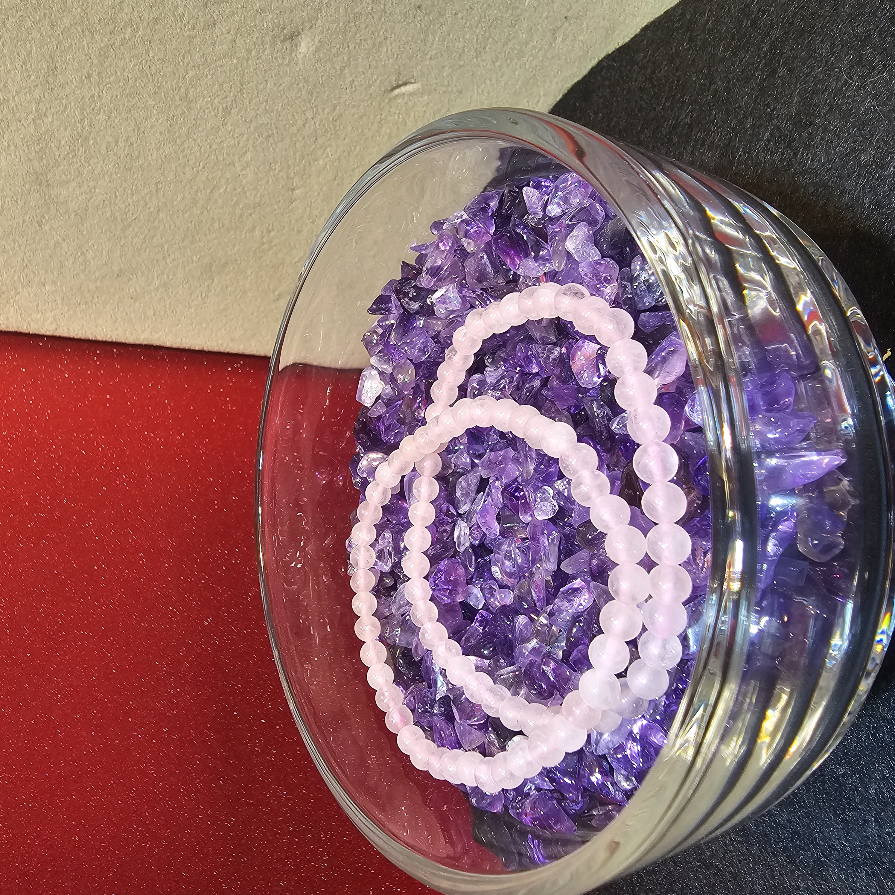 粉紅晶手串(Rose Quartz)