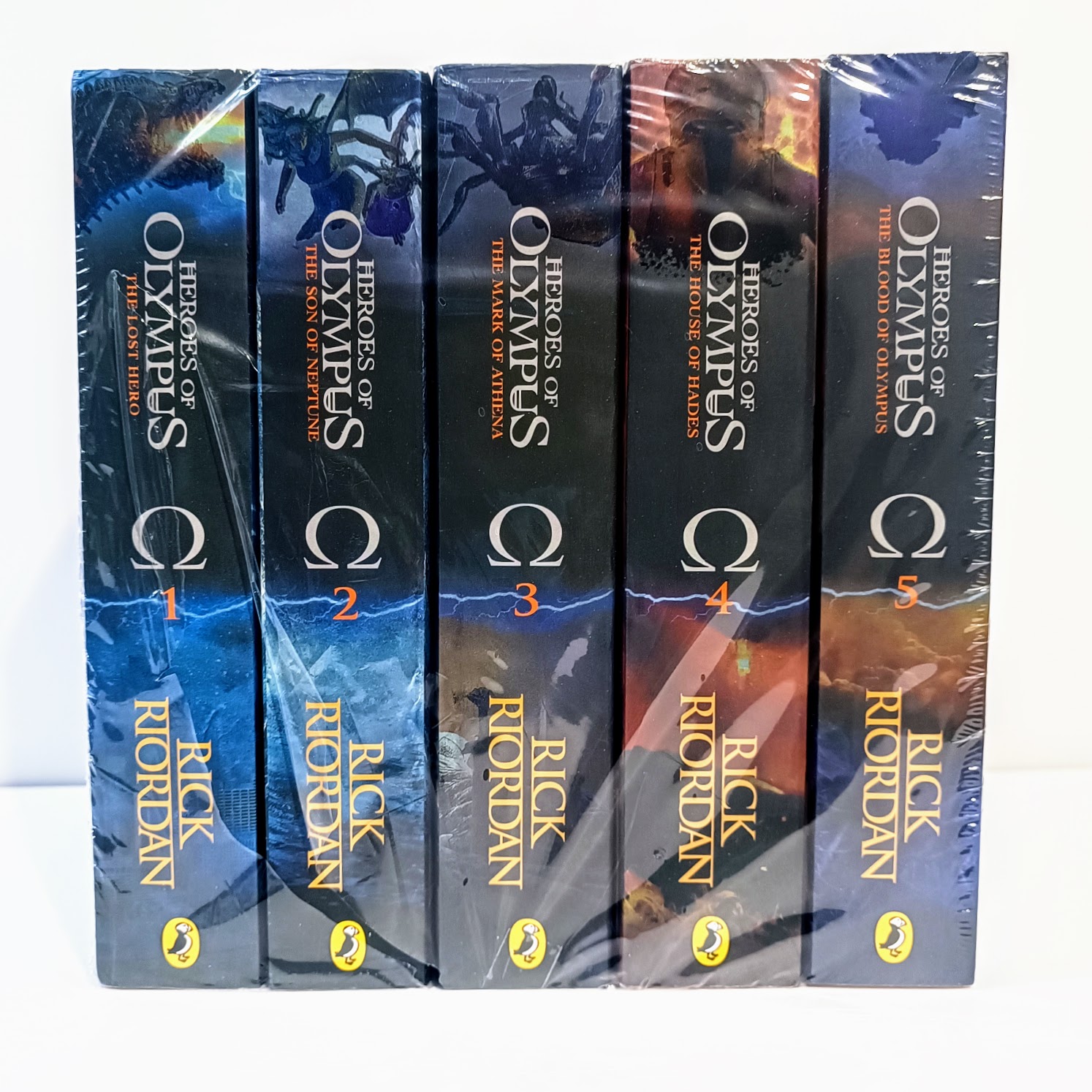 Heroes of Olympus Rick Riordan 5 books Percy Jackson  | B132