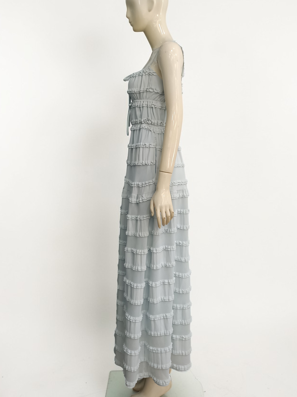Bellea Bow Mesh Midi Dress M163