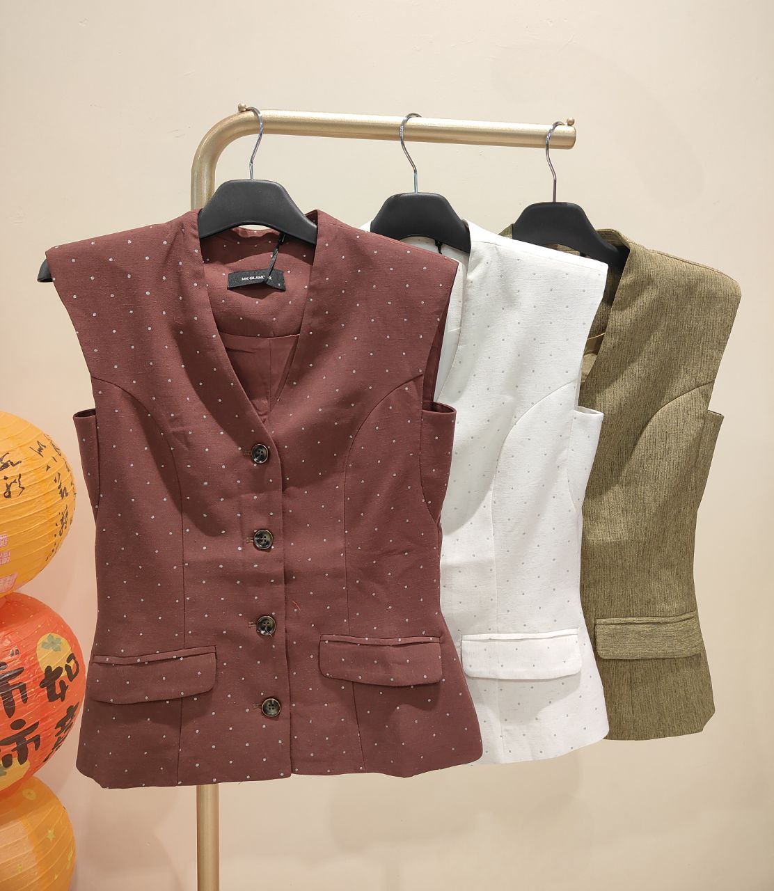 V领马甲上衣 2646