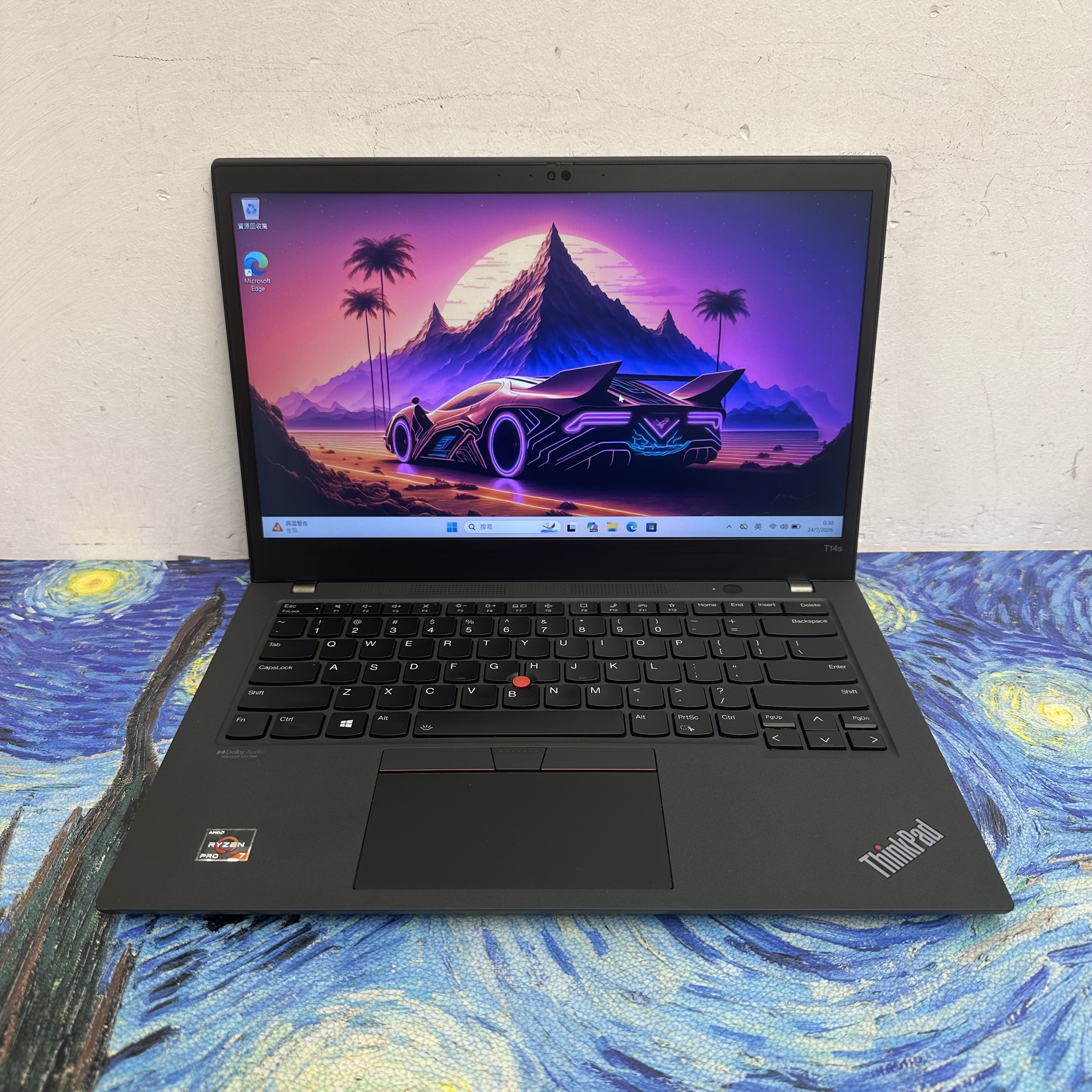 #5784 Lenovo ThinkPad T14s AMD Ryzen 7 Pro 5850U /32GB Ram/128,256,512GB SSD/1080p/ 8秒開機/WIFI 6⚡️/ Laptop / Notebook / Gaming / PC/ Touch Mon / Monitor/ YouTube / Netflix / Movie / 
