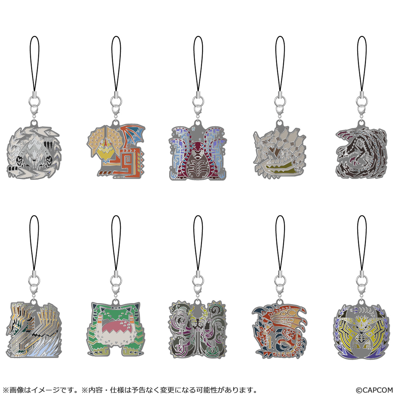 <隨機發貨> MONSTER HUNTER WILDS 金屬鑰匙扣(單個)