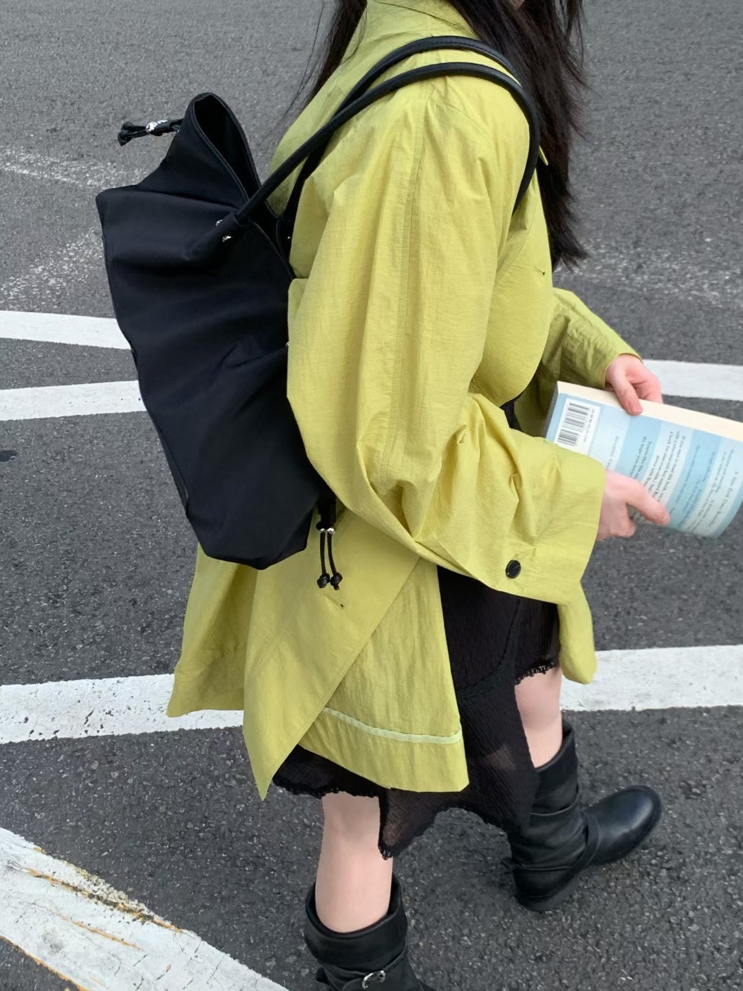 Elegant Nylon Long Bag