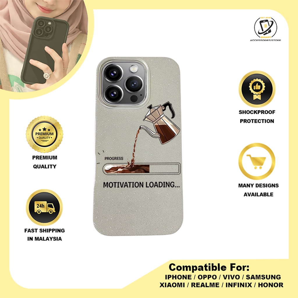 BLING CASE PHONE FOR IPHONE - DESIGN COFFEE A