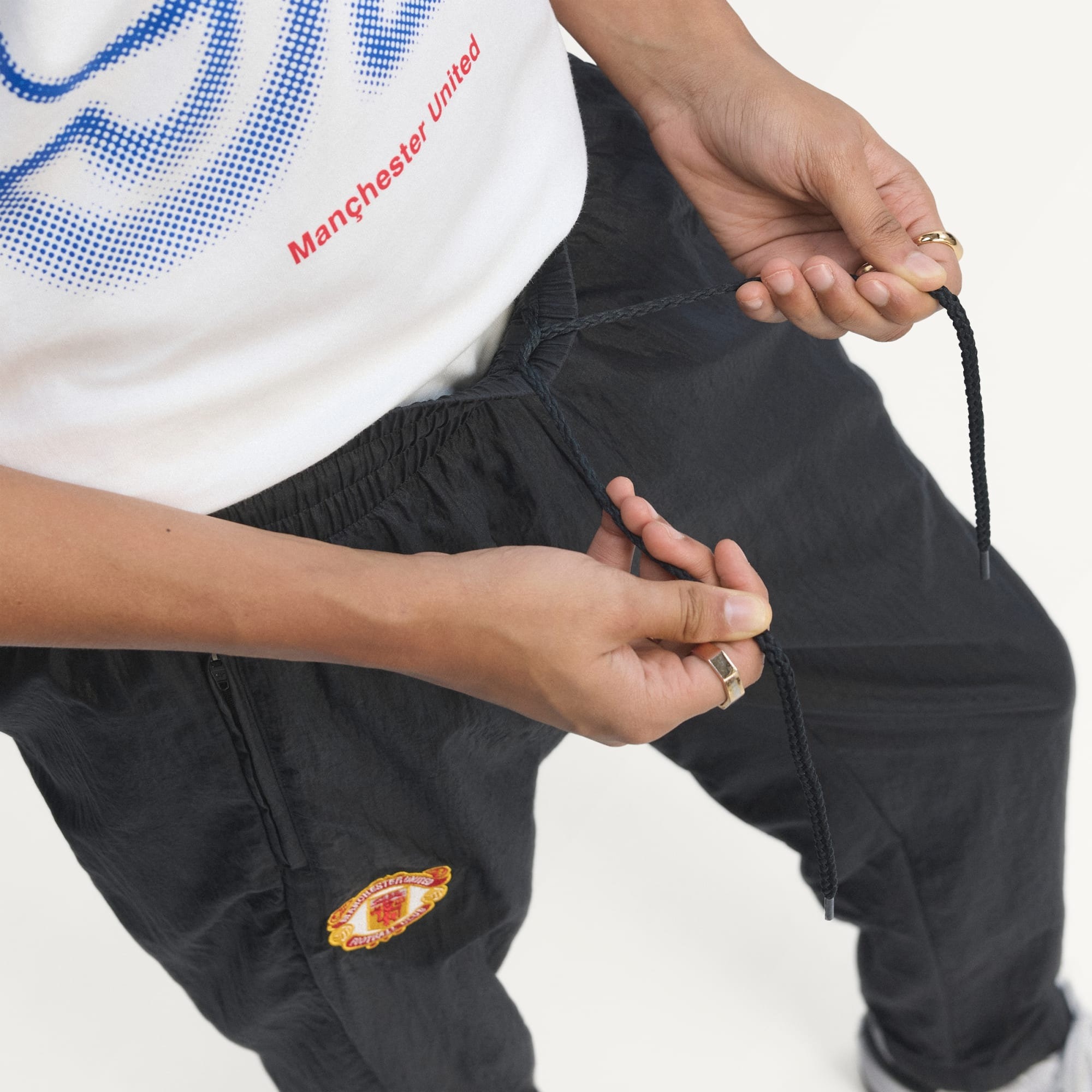 經典休閒美學  ⚽ Adidas Originals Manchester United 曼聯 1991/92 運動長褲 JD5816