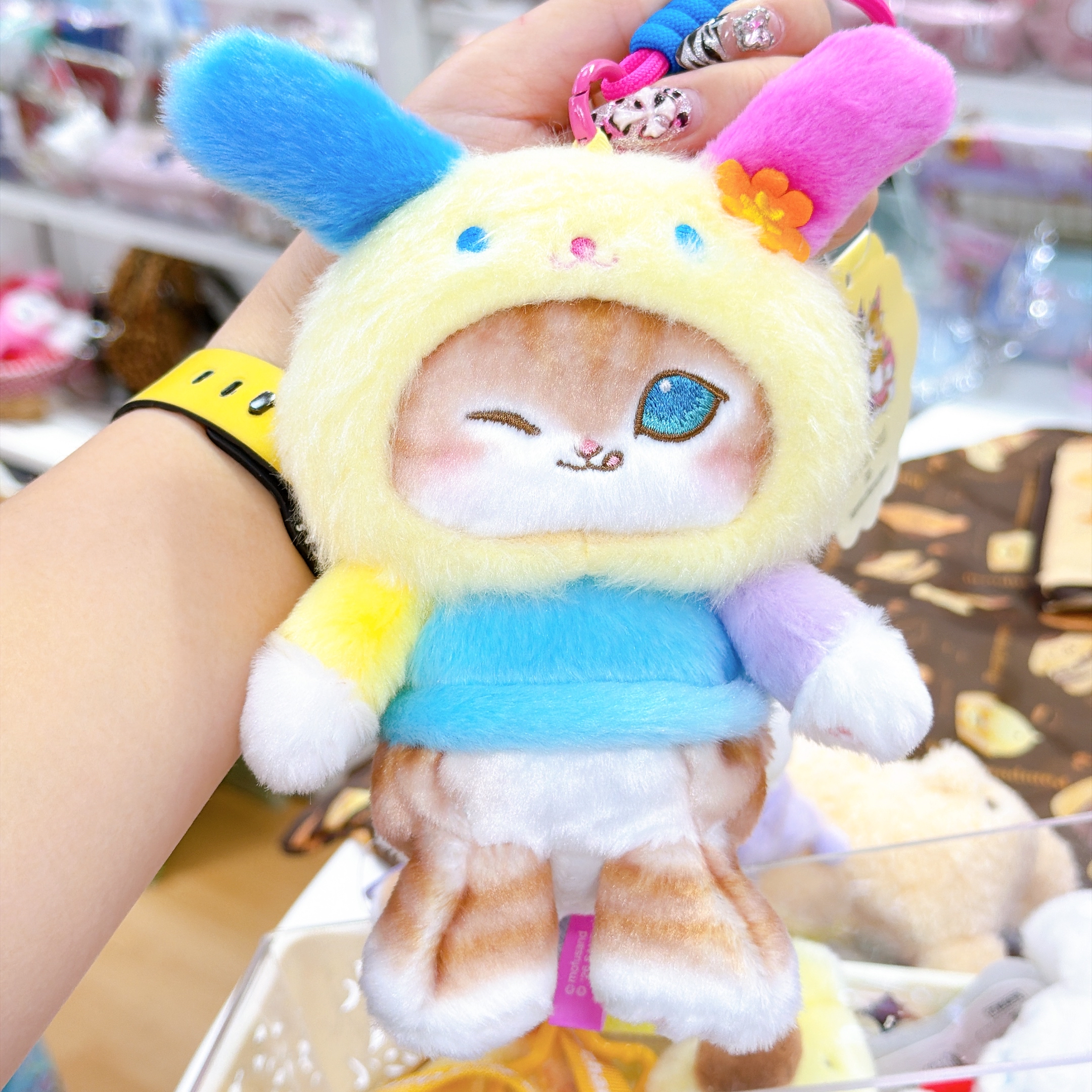 日本直送Sanrio mofusand 合作系列新款公仔掛飾