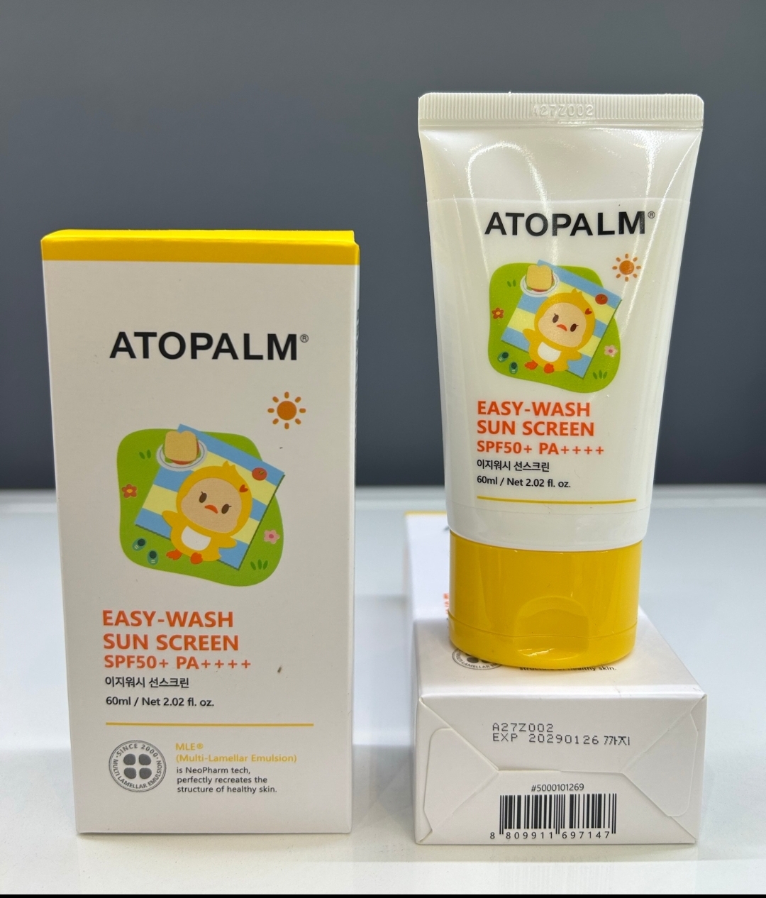 ATOPALM愛多康兒童防晒霜60ml*2支