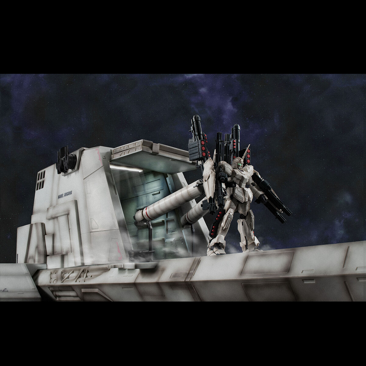 (預訂訂金 $1000) (總價 $2268) MegaHouse R.M.S. 機動戰士高達 UC 1/144 HG 用場景 新亞加瑪號彈射台格納庫 Realistic Model Series Mobile Suit Gundam UC Nahel Argama Catapult Deck for 1/144 HG (行版)