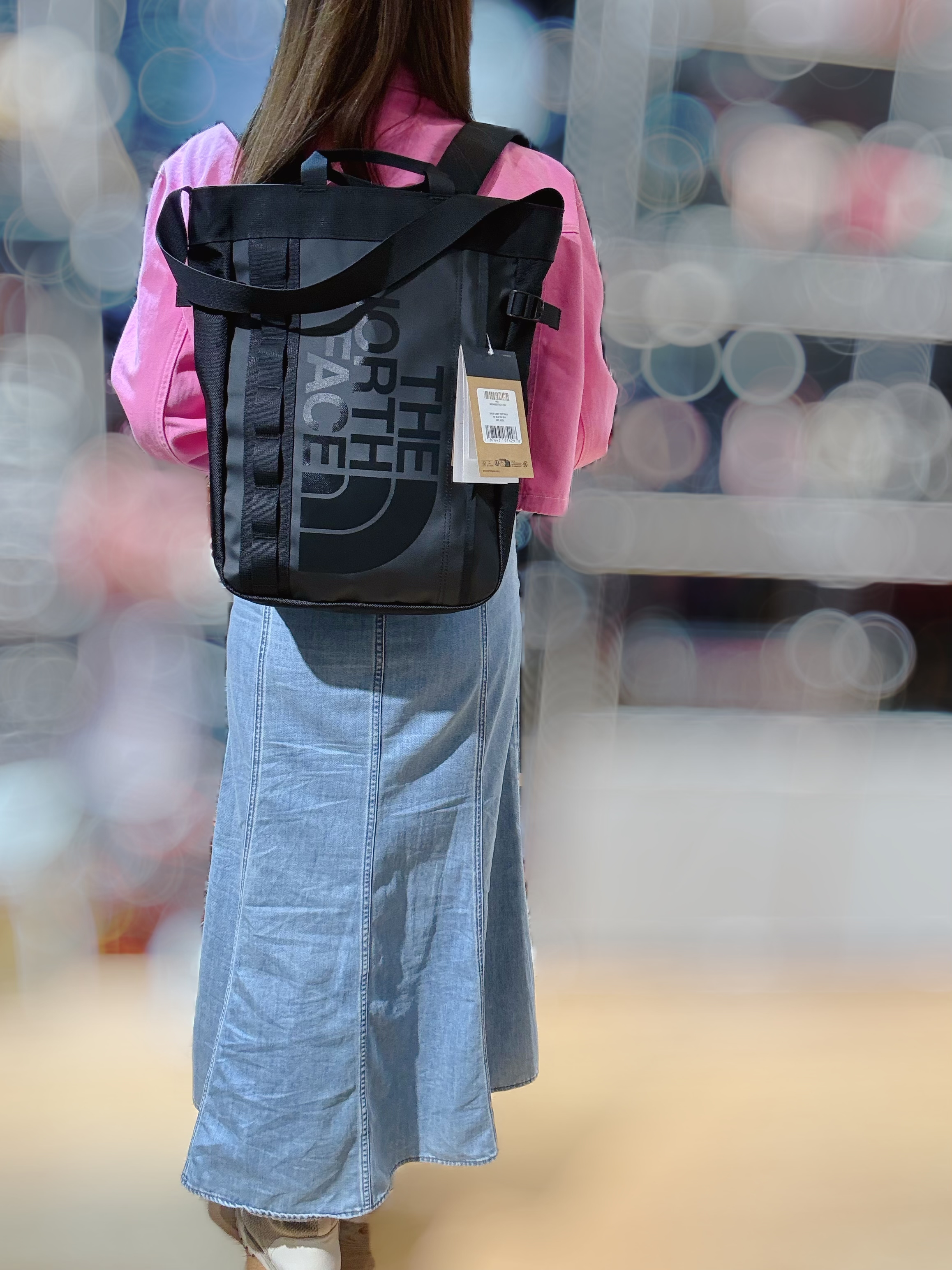 The North Face backpack blk