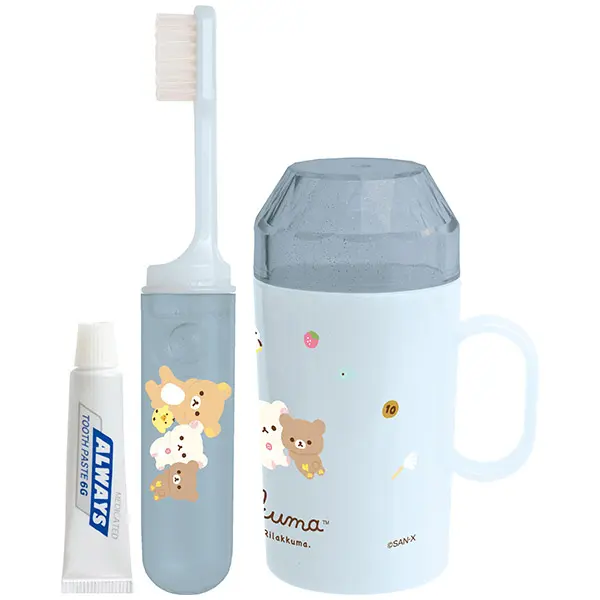 鬆弛熊 牙刷連盒便携套裝（Rilakkuma）