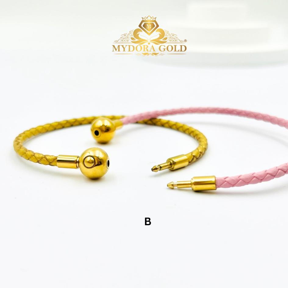 MYDORA Clip Clip Leather Bracelet