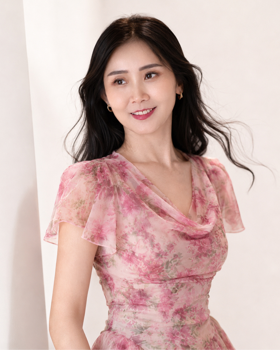 5134 Rosalie Chiffon Daisy Ruffle Maxi Dress