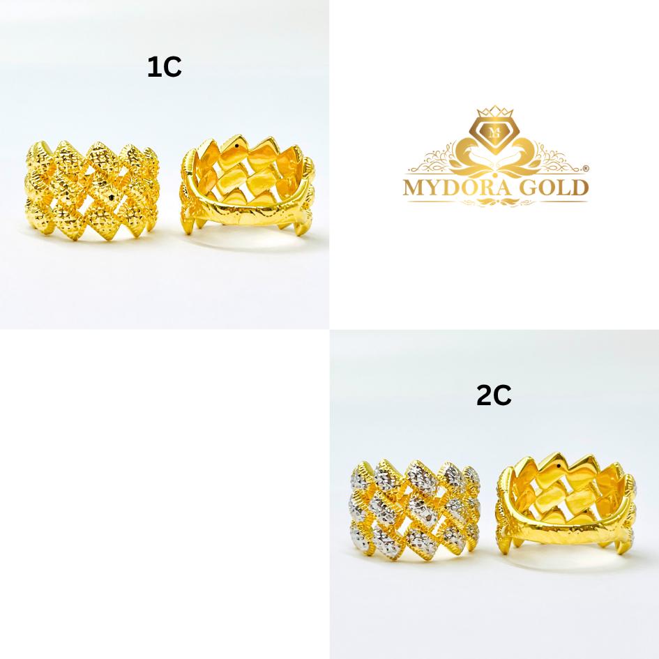 MYDORA Cincin Ketupat Anyaman (5G) l EMAS 916/22K
