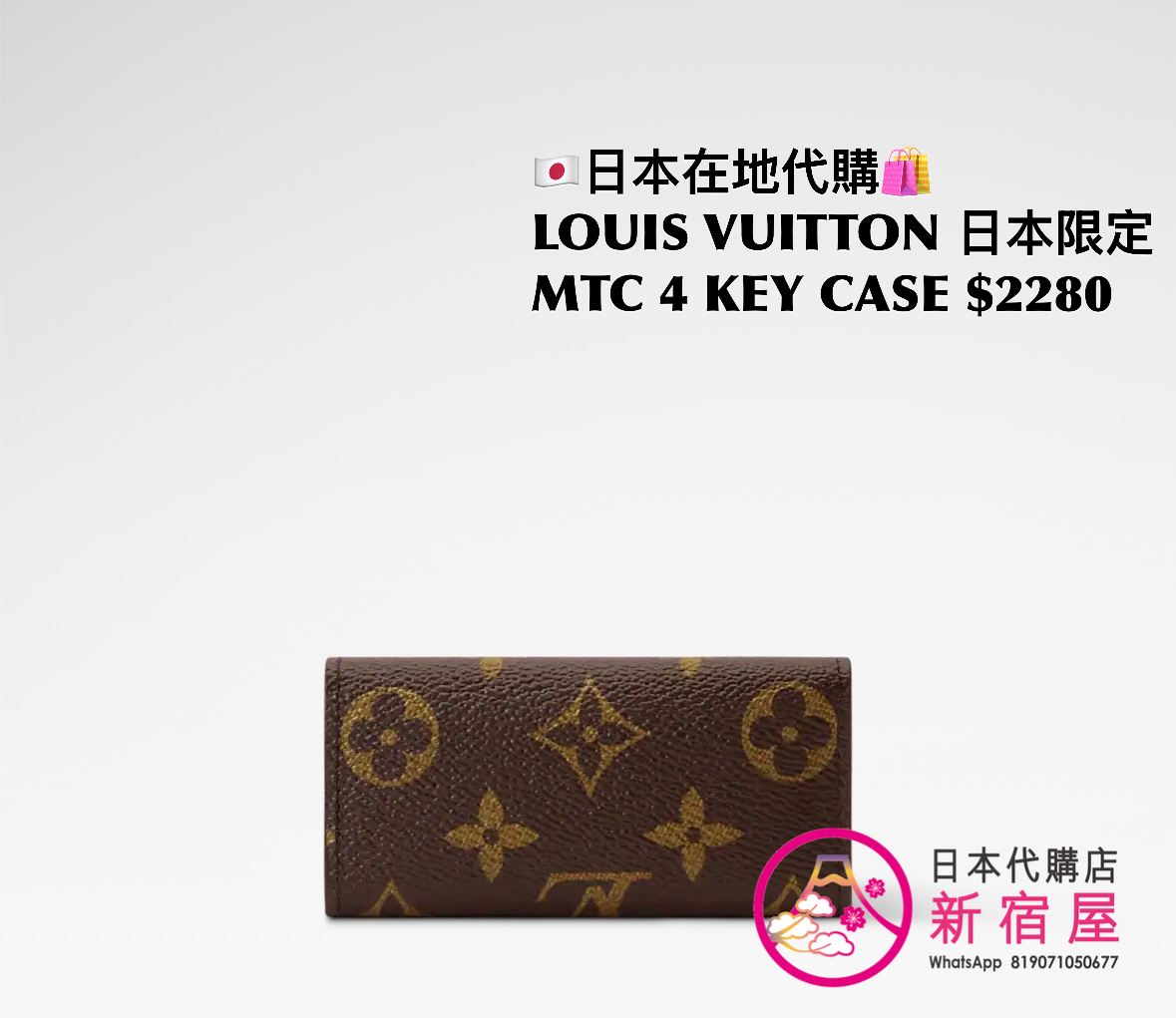 LOUIS VUITTON MULTICLES 4 KEY CASE