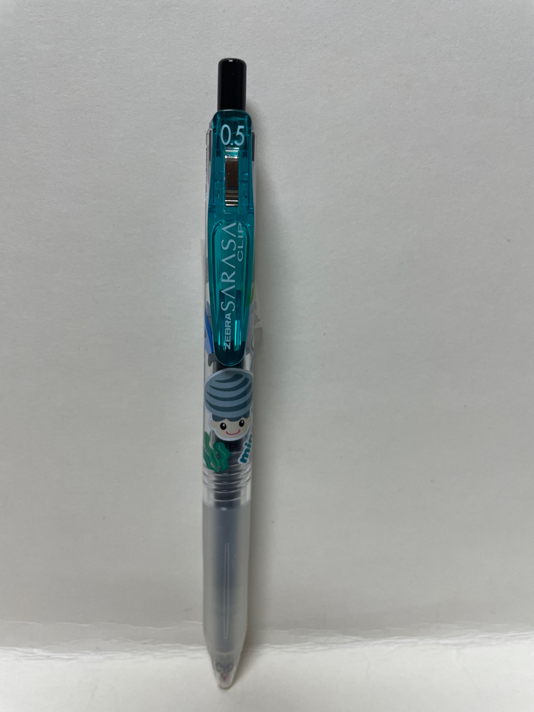 Zebra Sarasa 0.5 vs 營養素 （黑色墨水）