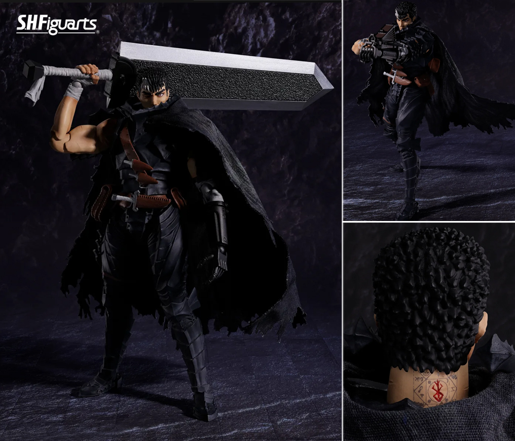 (預訂訂金 $200) (總價 $418) Bandai S.H.Figuarts 烙印戰士 格斯 (狂戰士鎧甲) (再版) (行版) SHF Berserk Guts (Berserker Armor) 