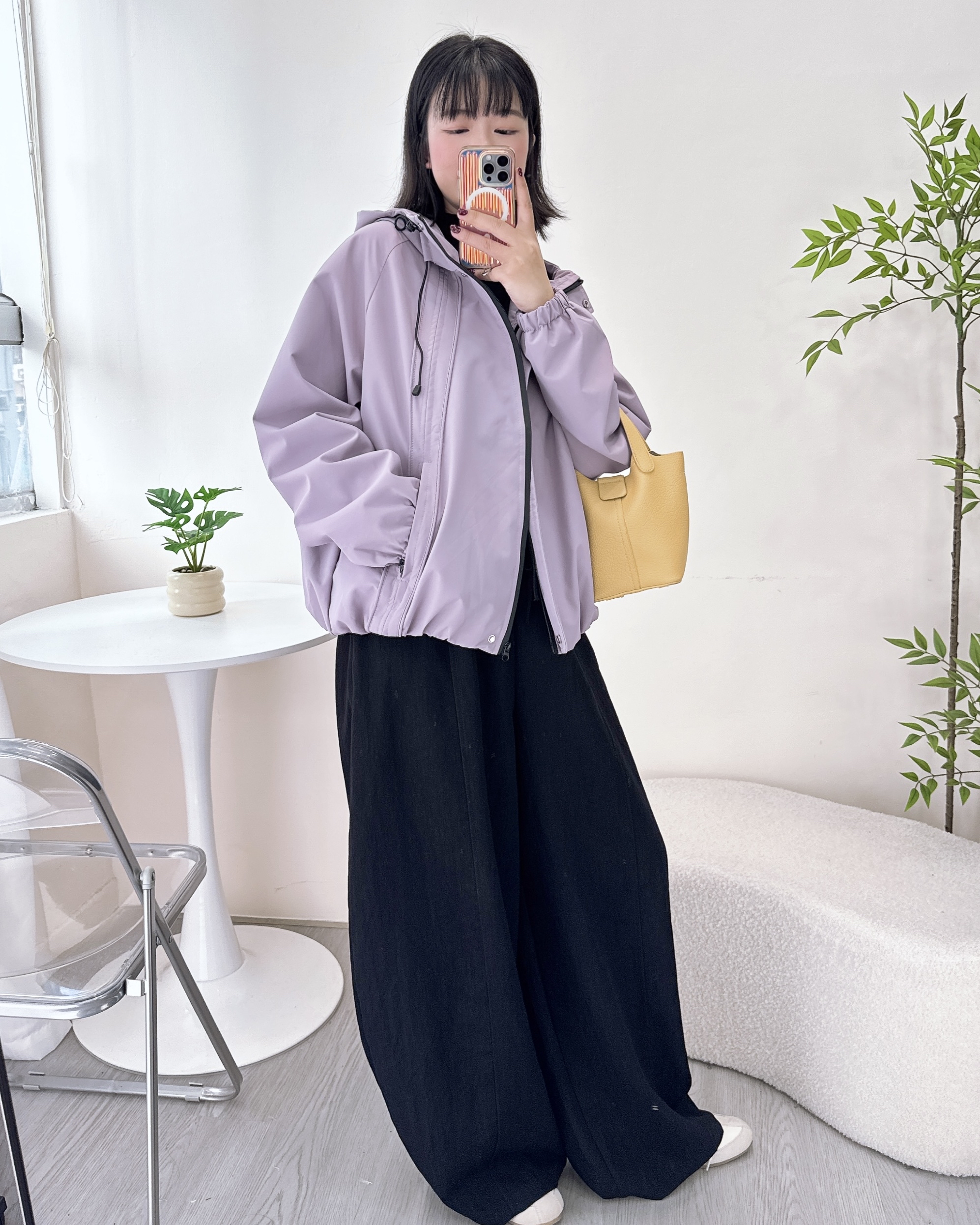 靚料超型防風有帽風褸 3色