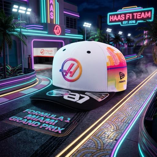 F1 Haas Racing 哈斯車隊 2026 官方邁阿密站限定版 Oliver Bearman 9Seventy Cap帽 60870772
