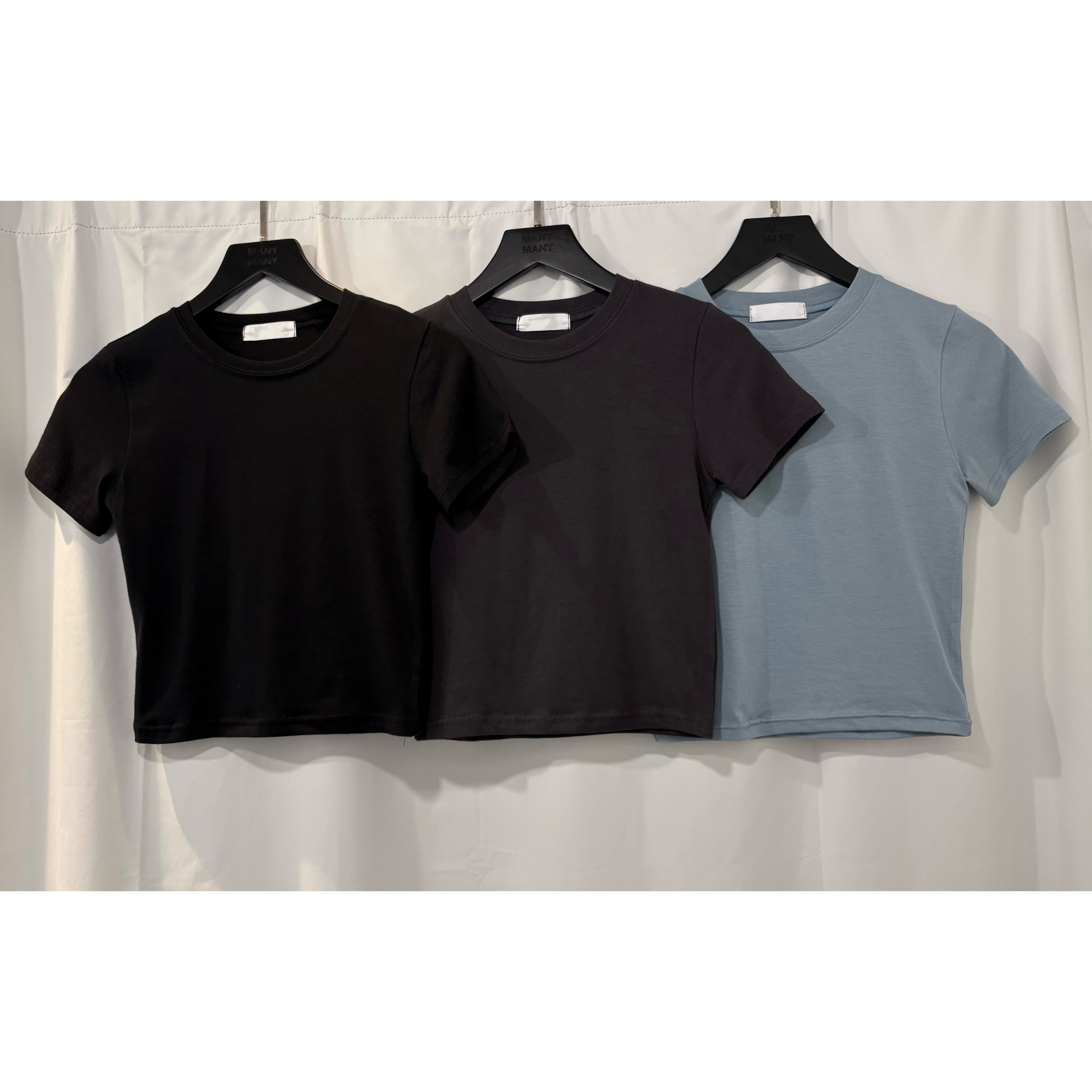 新品價4月10截單🤍《HIGH SCOOP NECK CROP》 2604B