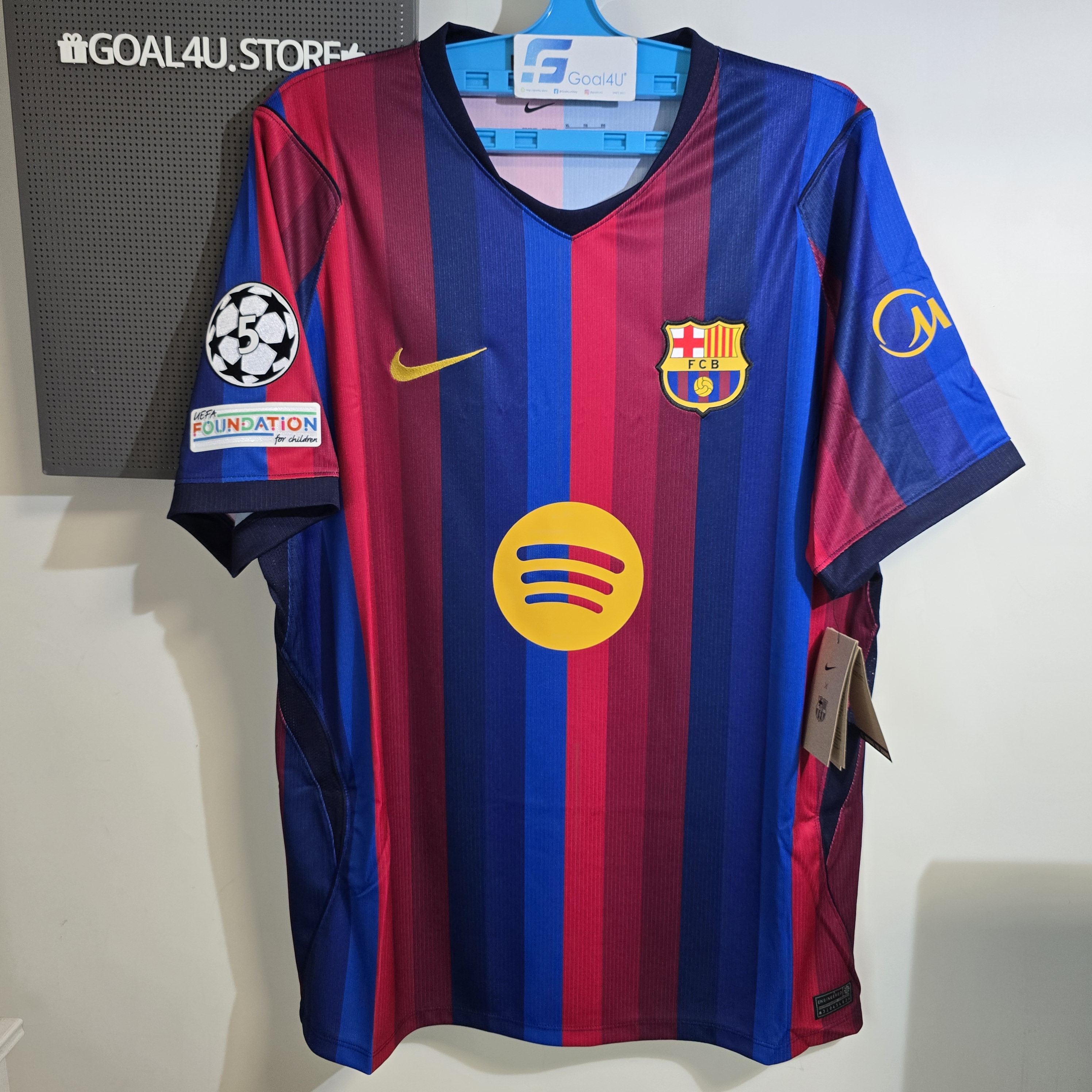 🏟️ 六色漸變 Nike Barcelona 巴塞羅拿 2026-27 主場球迷版球衣 (可加印字章) II1872