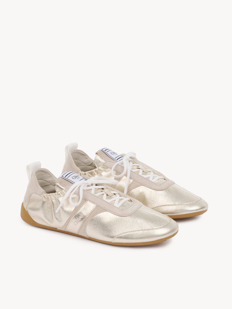 限時優惠✨Chloe kick sneaker  訂貨🍒🔖Size 35/36/37/38/39/40  近年最興既金屬色 !